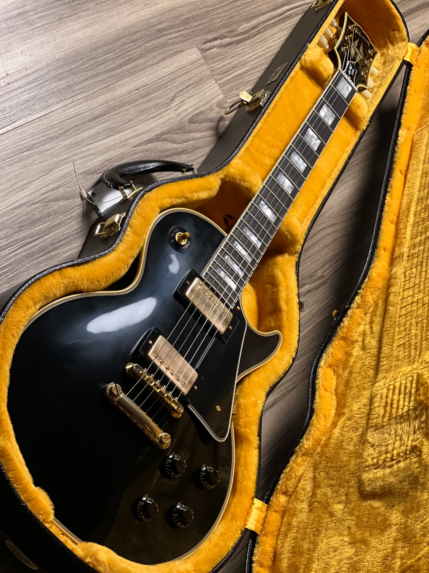 Gibson 1957 Les Paul Custom Reissue VOS - Ebony 2-Pickup 74639