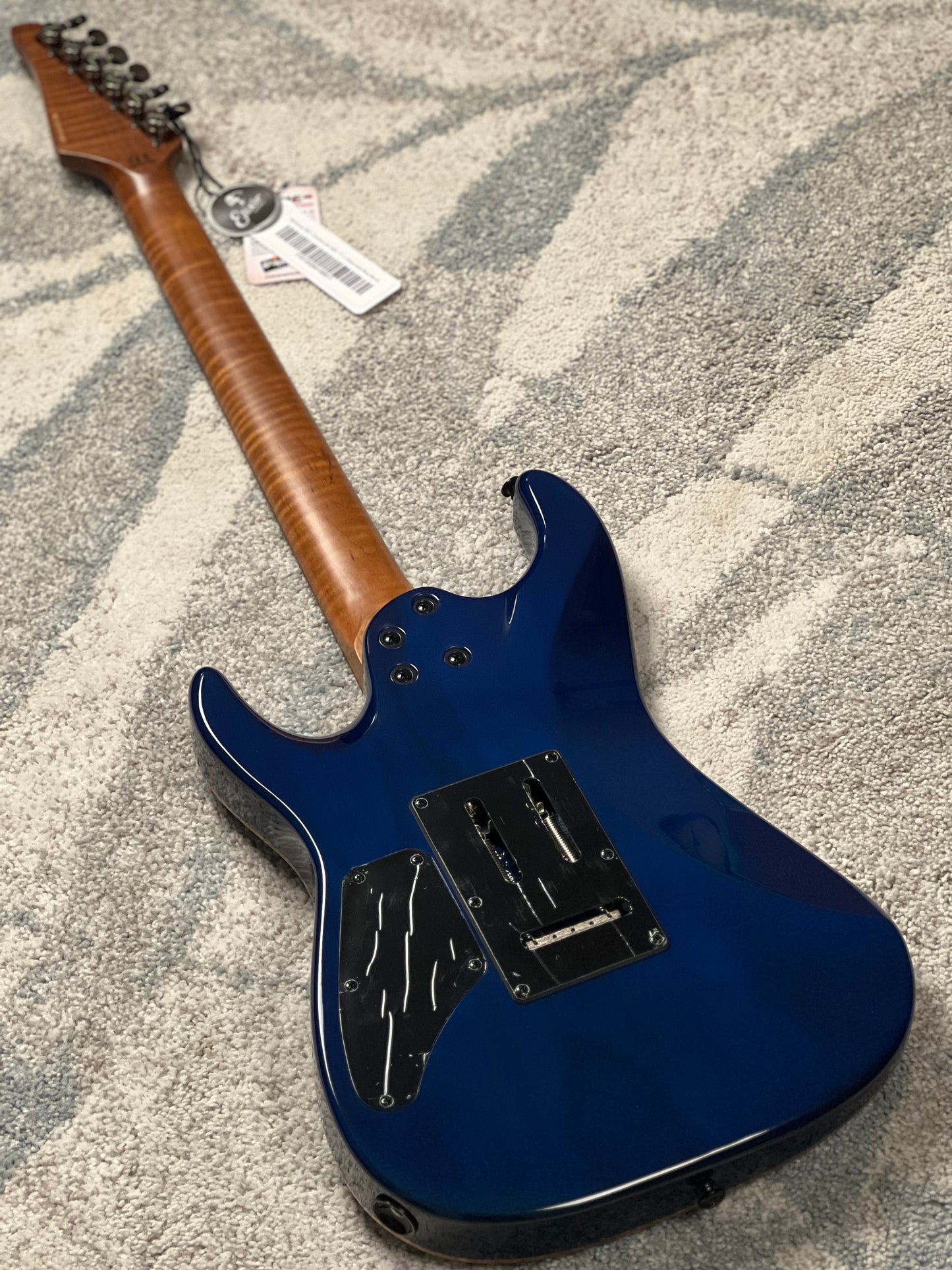Soloking MS-1 Custom 24 HSS VT with Rosewood FB in Ultraviolet Blue Burst