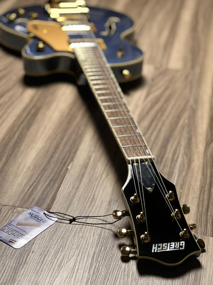 Gretsch G5655TG Electromatic Centre Block Jr Single-Cut w/Bigsby, Laurel FB in Cerulean Smoke