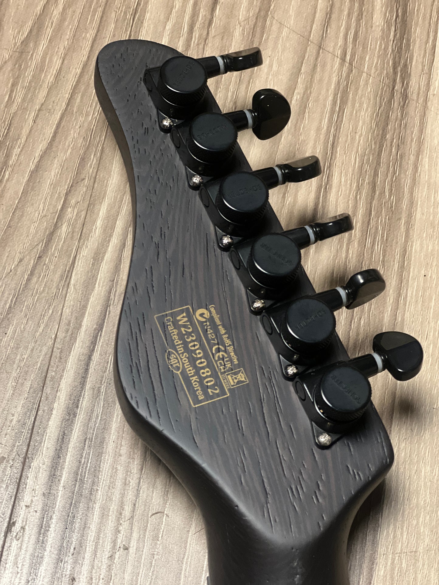 Schecter Sun Valley Super Shredder Exotic HT Black Limba in Natural Satin W23090802