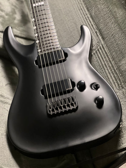 ESP E-II Horizon NT-7B Hipshot in Black satin ES0270263