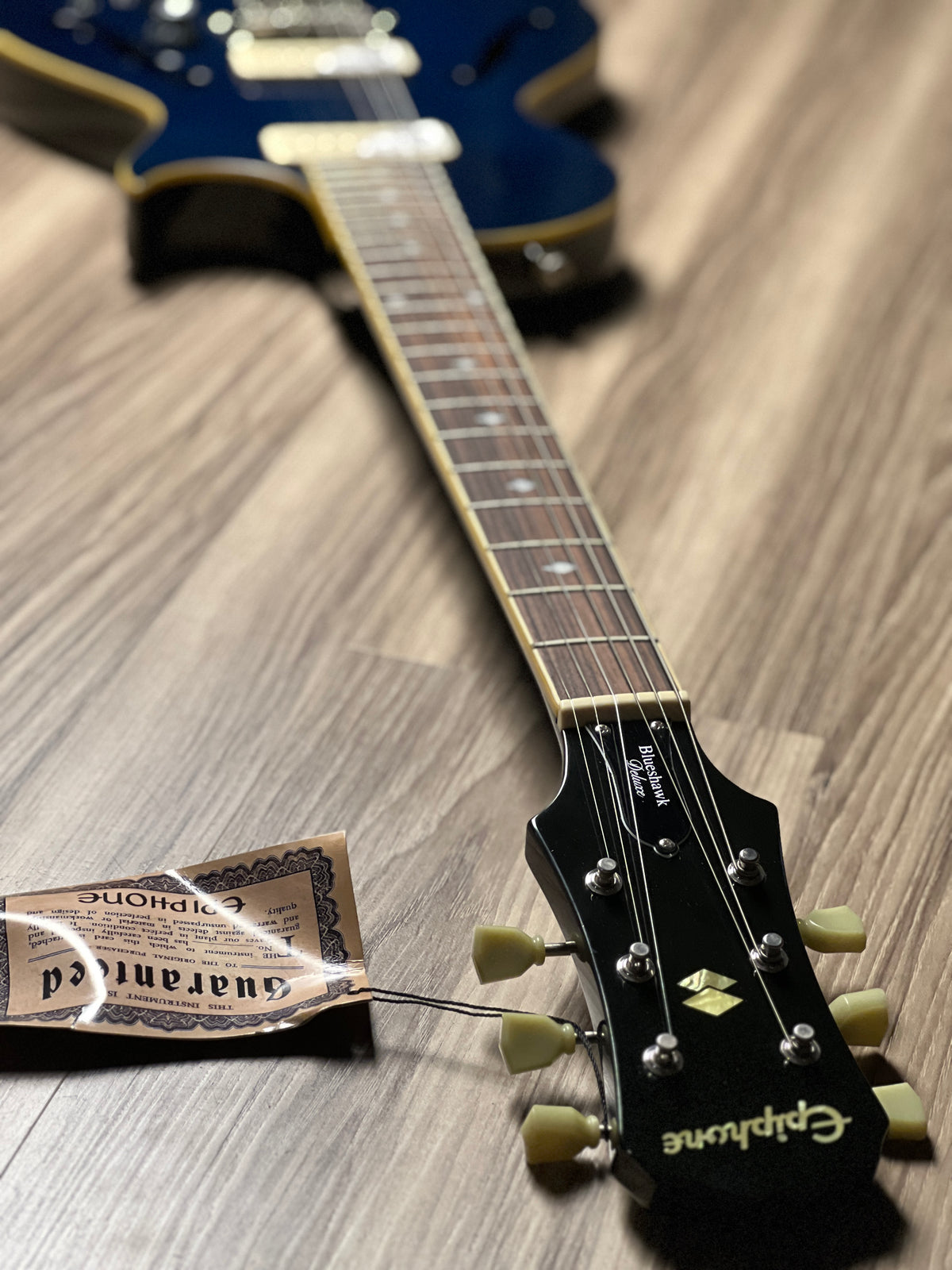 Epiphone Blueshawk Deluxe in Midnight Sapphire – nafiriguitar.com
