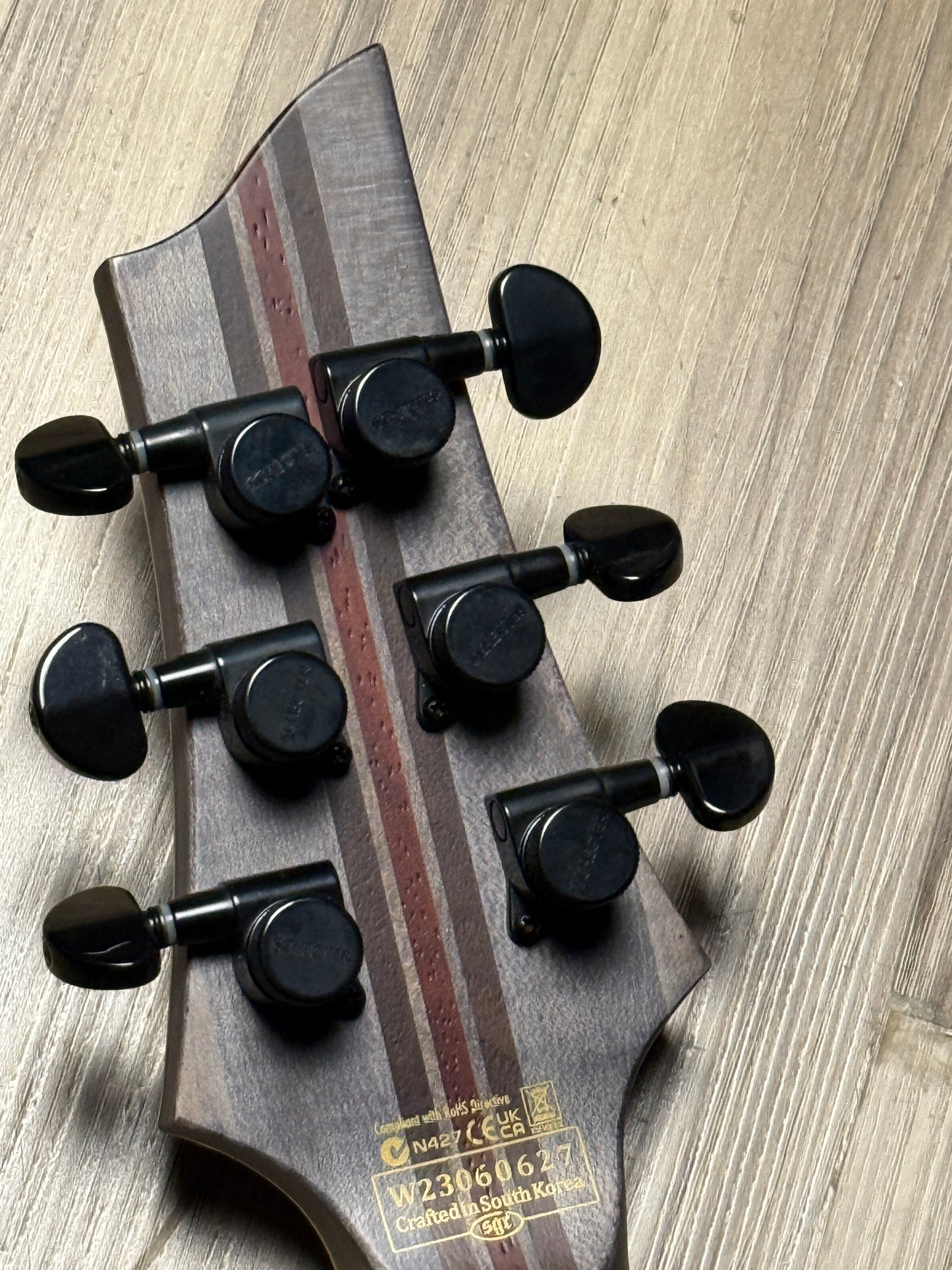 Schecter C-1 HT S SLS Evil Twin in Satin Black W23060627