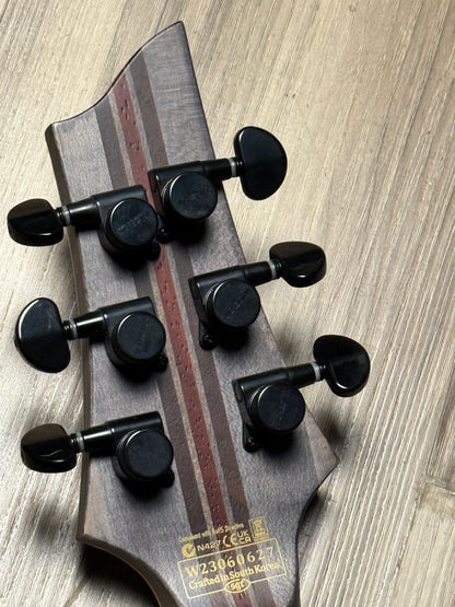 Schecter C-1 HT S SLS Evil Twin in Satin Black W23060627