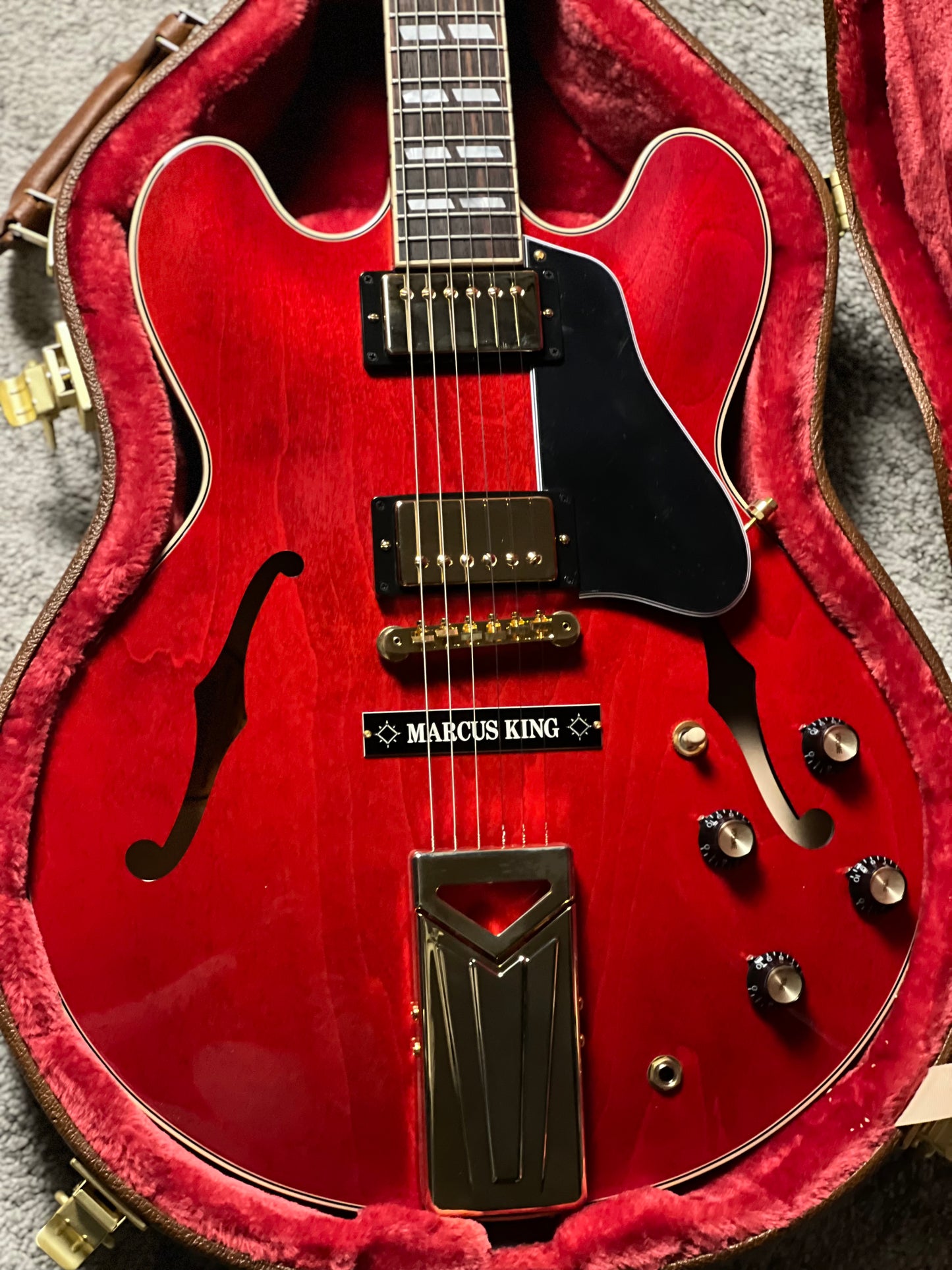 Gibson Marcus King ES-345 Semi-Hollow Electric Guitar in Sixties Cherry 207760041