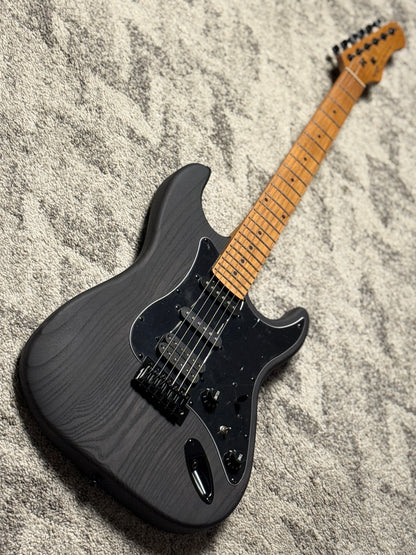 SQOE SEST650 BK HSS Ash Roasted Maple Series in Open Pore Black