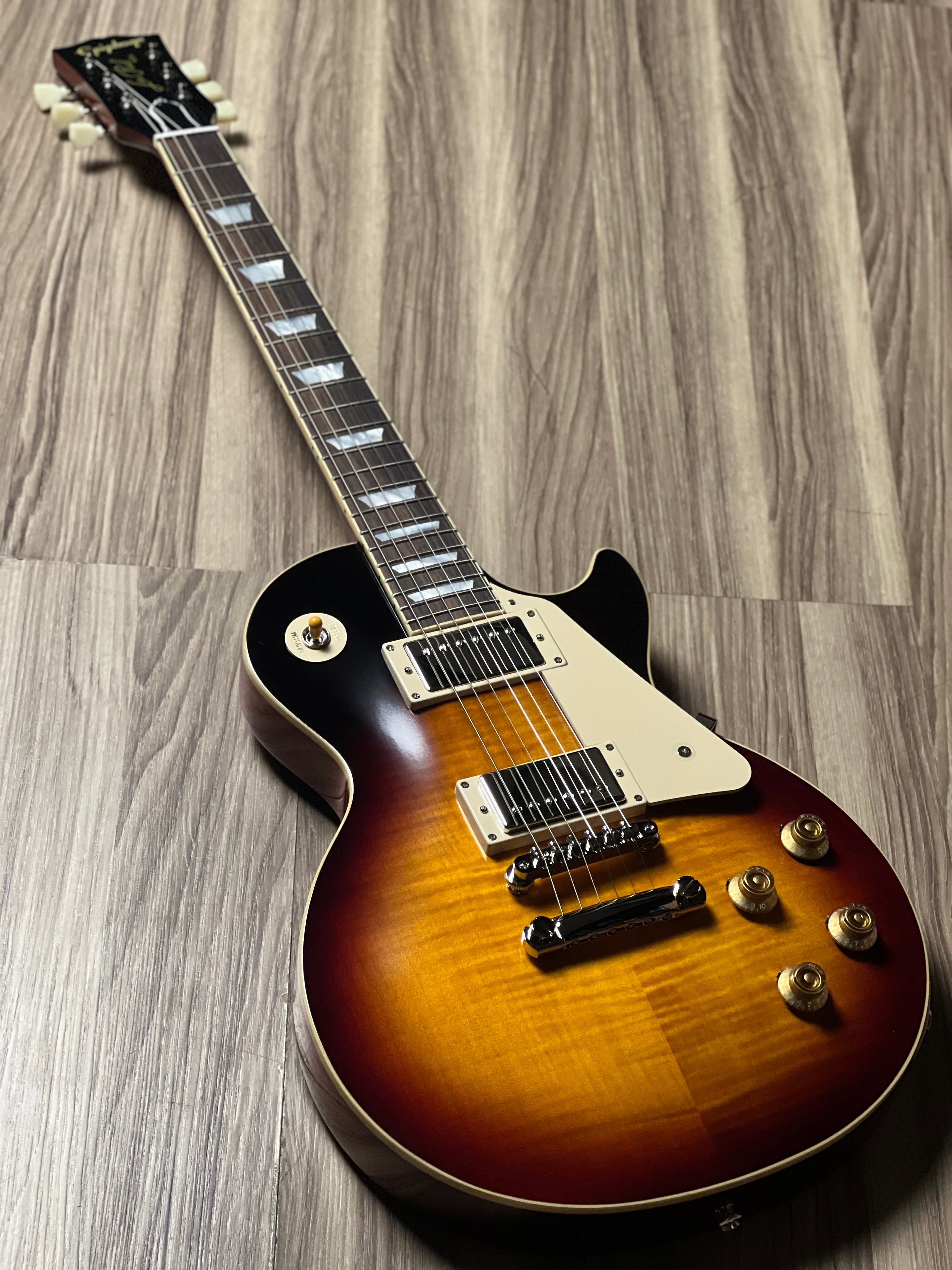 Epiphone 1959 Les Paul Standard Reissue in Washed Bourbon Burst w