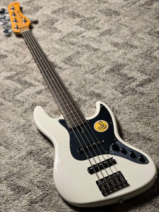 Sire Marcus Miller V3-5 New Gen Electric Bass Guitar in Antique White