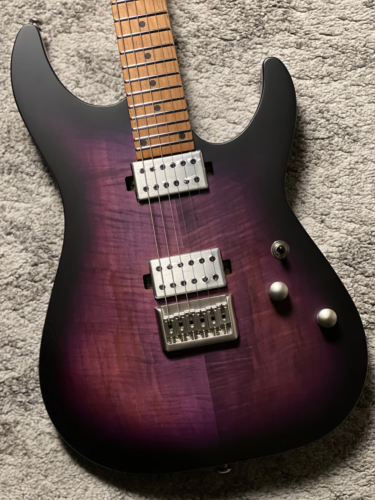 Schecter C-1 Standard Plus in Trans Purple Burst