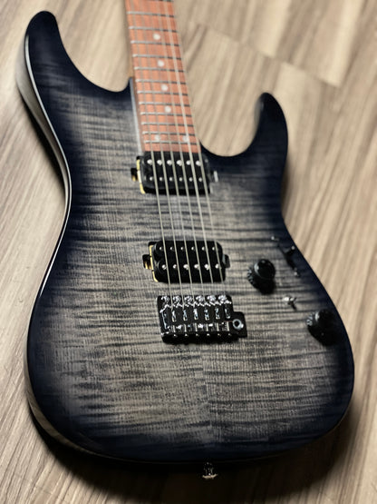 Ibanez AZ24S1F-TKS in Transparent Black Sunburst
