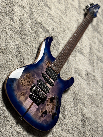 Ibanez Premium S1070PBZ in Cerulean Blue Burst 250812458 (USED)