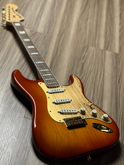 Squier 40th Anniversary Gold Edition Stratocaster in Sienna Sunburst (USED) ISSF22003676