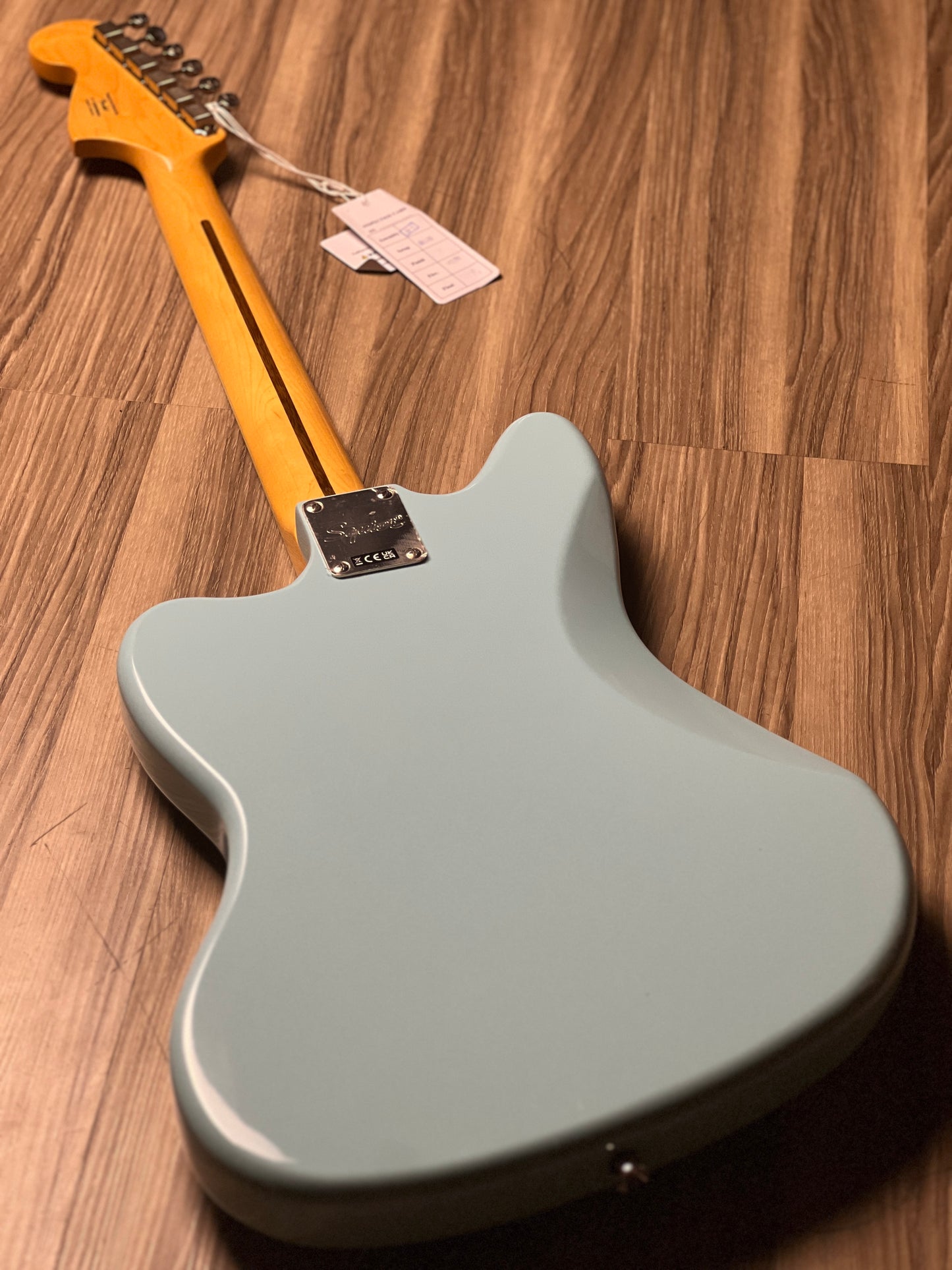 Squier FSR Classic Vibe 70s Jaguar with Laurel FB in Daphne Blue