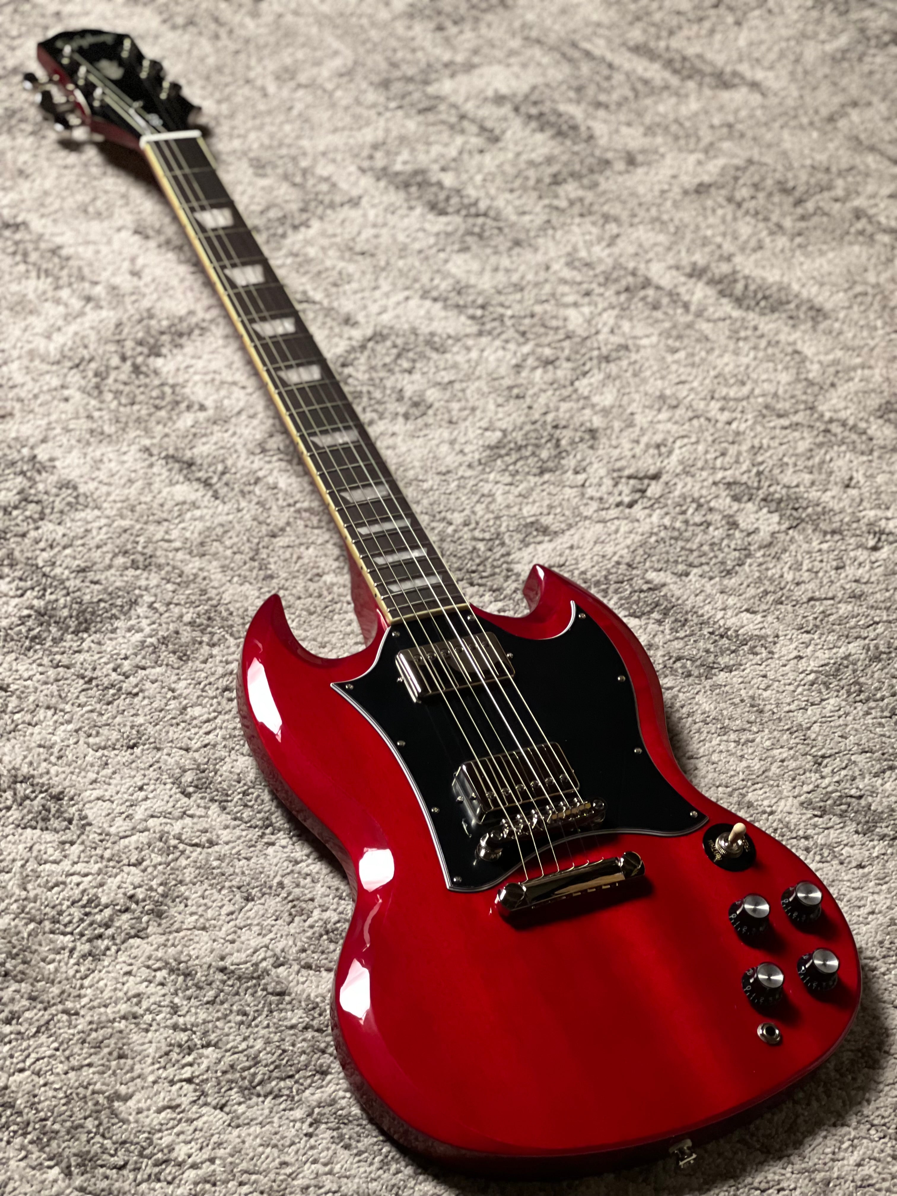 Epiphone SG Cherry Red 調整済み　本日16日のみ値下げ可能 Epiphone SG Standard - Cherry (2026 Version) with Rosewood FB