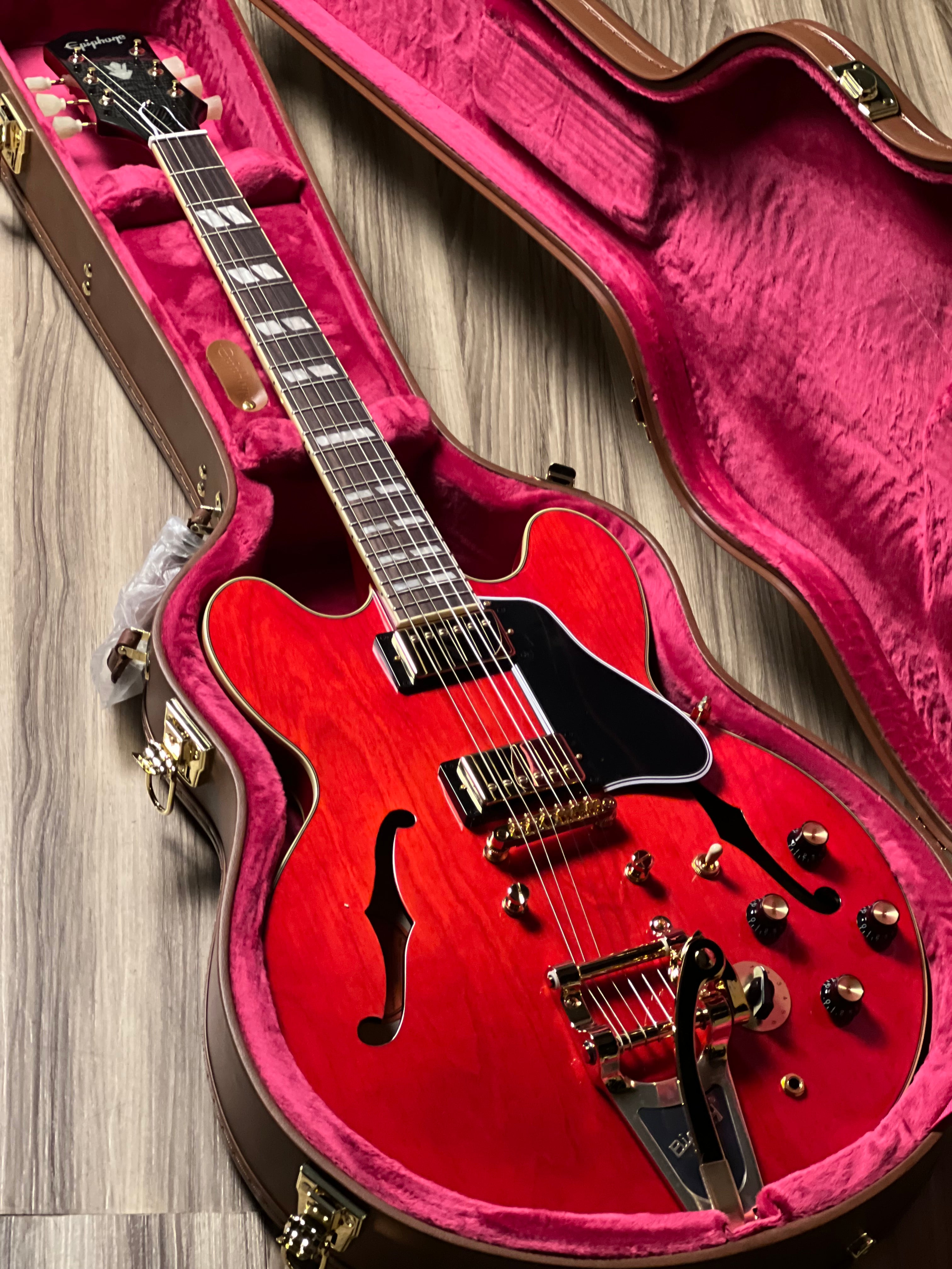 Epiphone Back to the Future ES-345 in Cherry Red – nafiriguitar.com