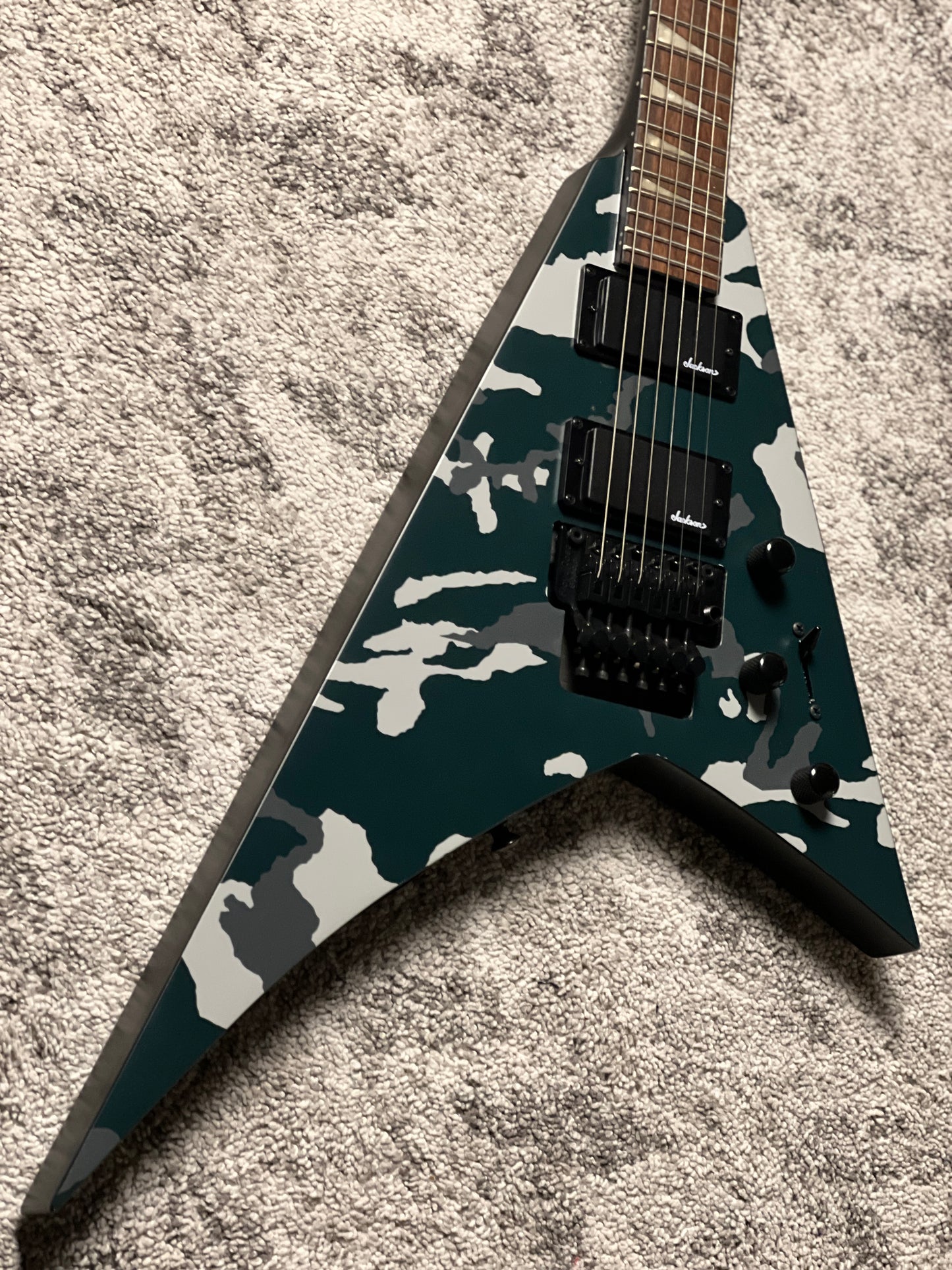 Jackson X Series Rhoads RRX24 With Laurel FB in Black Camo (USED)