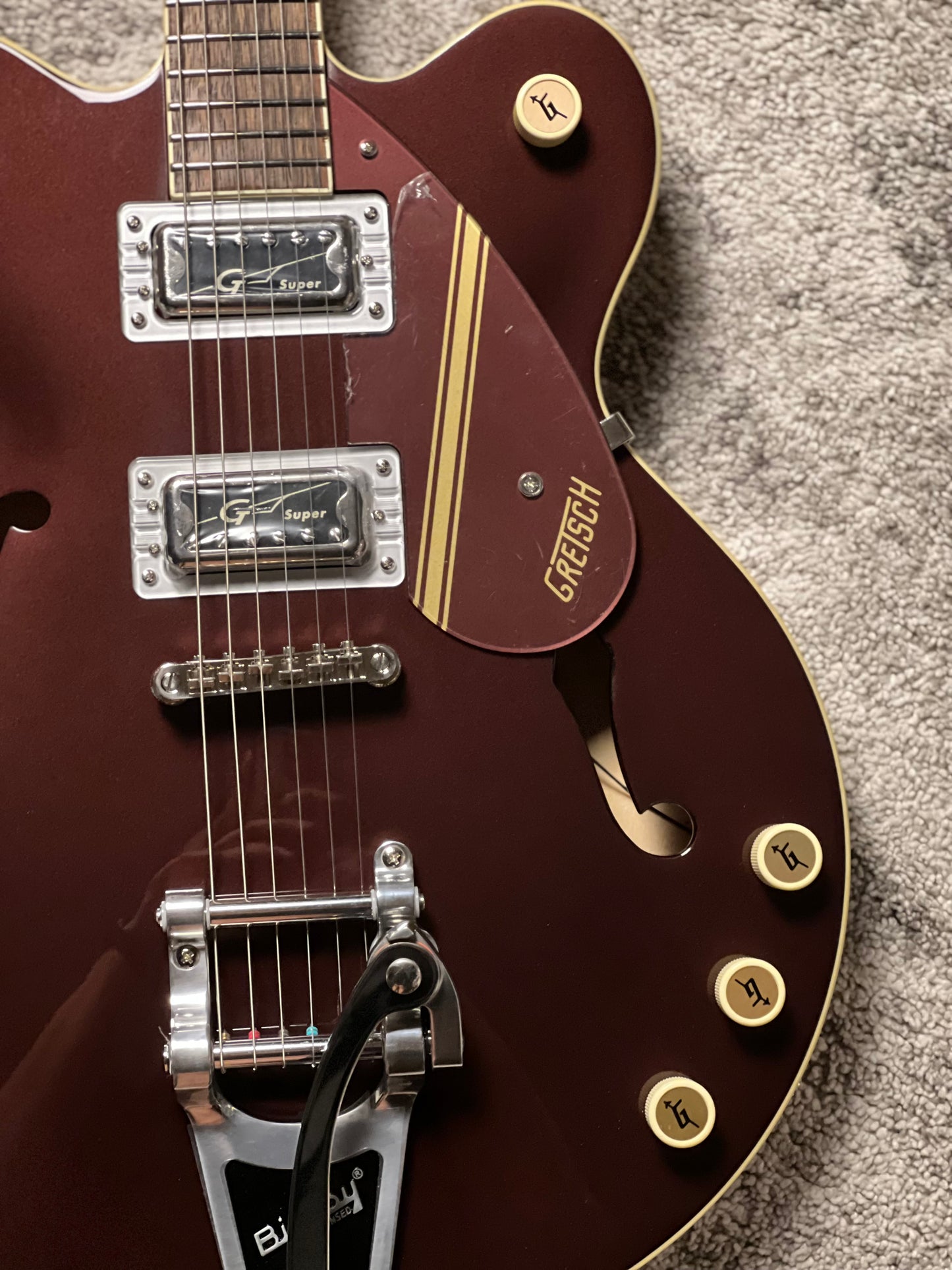 Gretsch Ltd Ed G2604T Streamliner Rally 2 Center Block with Laurel FB in Oxblood/Walnut