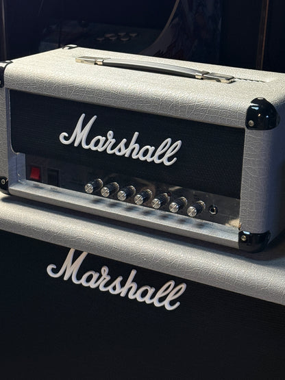 Marshall 2525H Mini Silver Jubilee and 2536 2x12 Stack - Silver (USED)