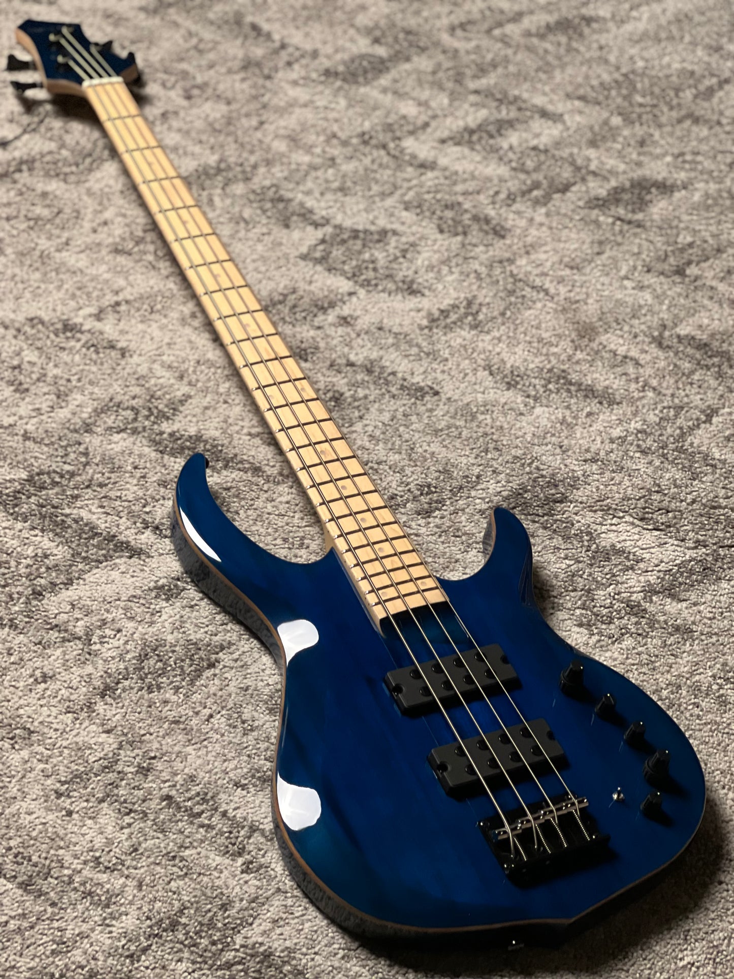 Sire Marcus Miller M2 4 String 2nd Gen Electric Bass in Transparent Blue