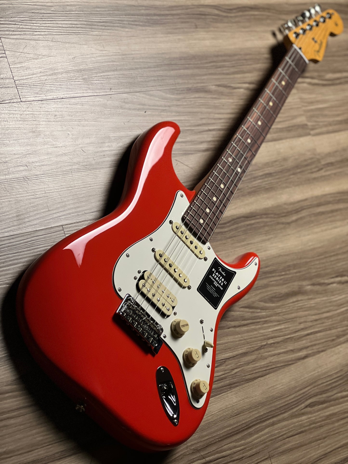 Fender Player II Stratocaster HSS With RW FB In Coral Red