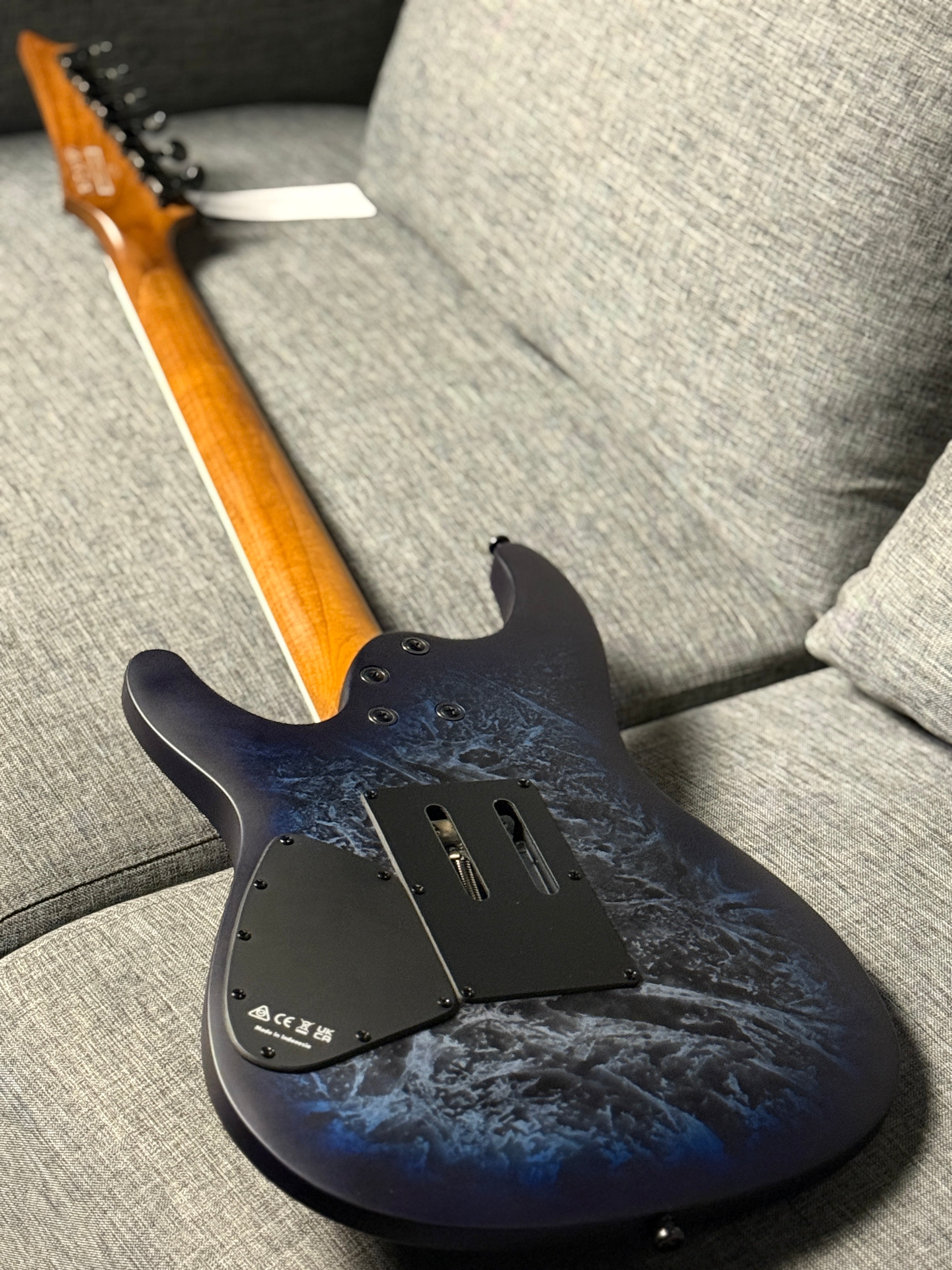 Ibanez S770-CZM in Cosmic Blue Frozen Matte 250302641 (USED