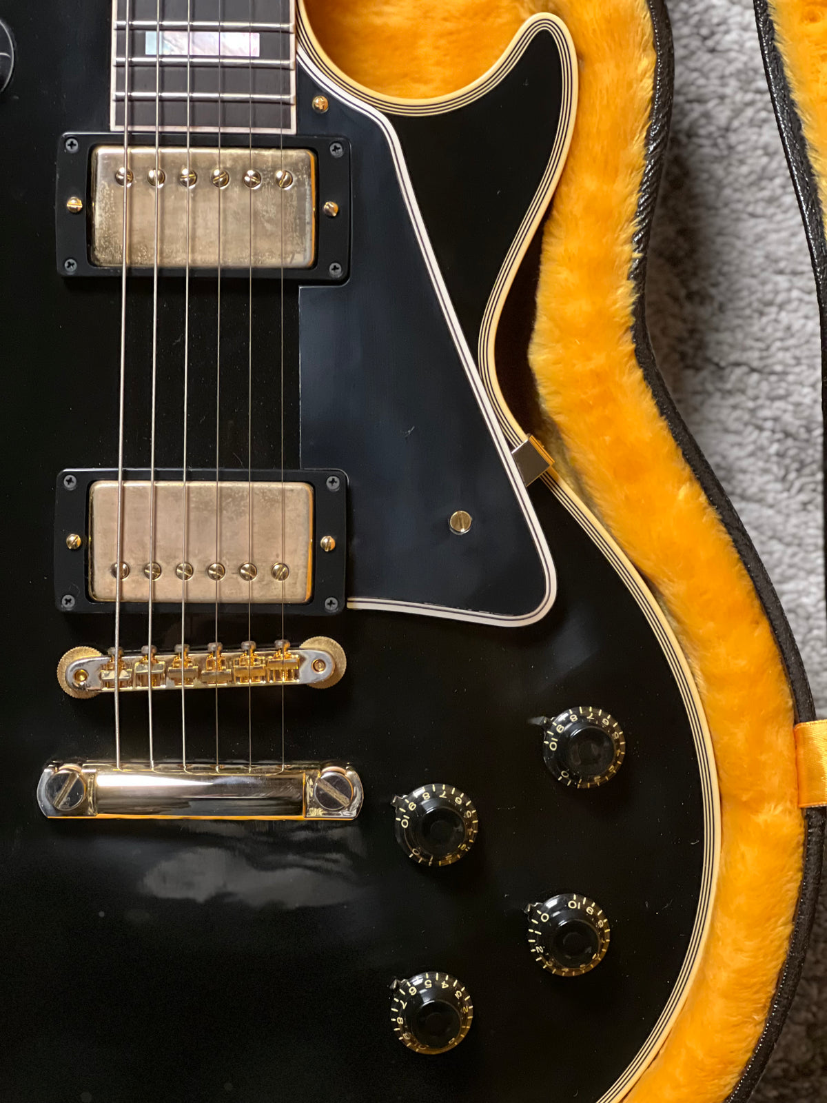 Gibson 1957 Les Paul Custom Reissue VOS - Ebony 2-Pickup 742127