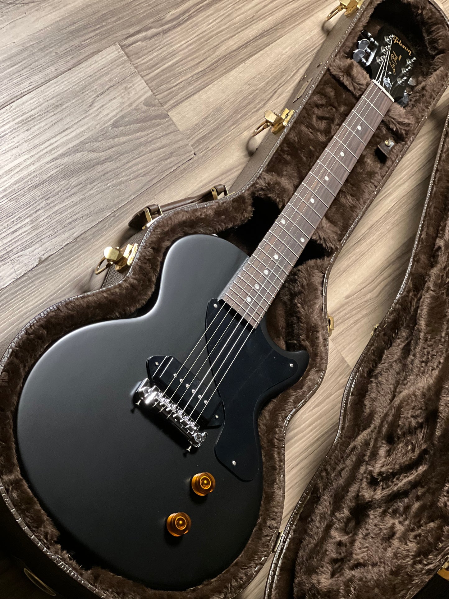 Gibson Les Paul Junior Charlie Starr Ebony Satin w/Case 224040192