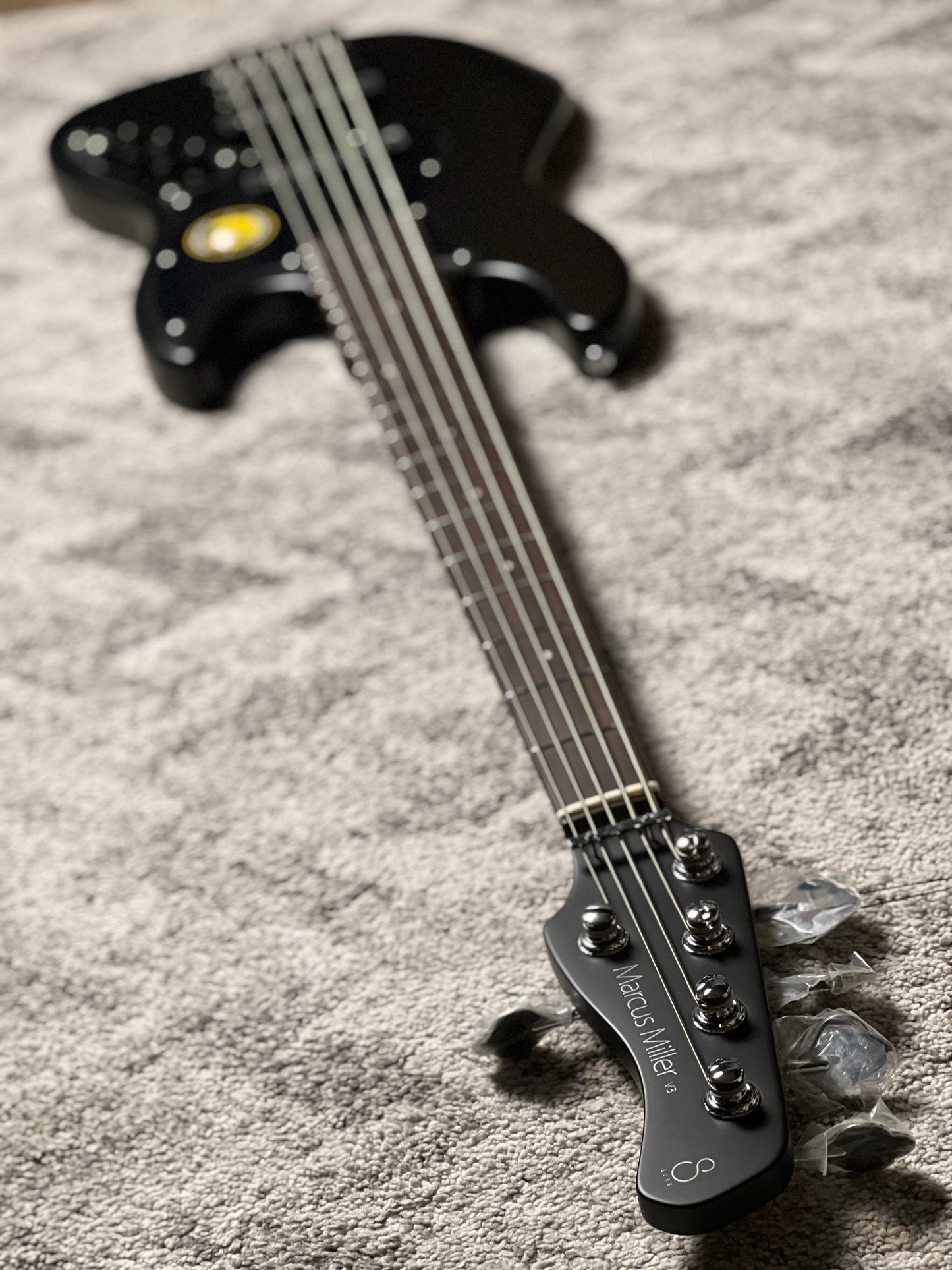 Sire Marcus Miller V3P Passive 5-String Bass Guitar in Satin Black