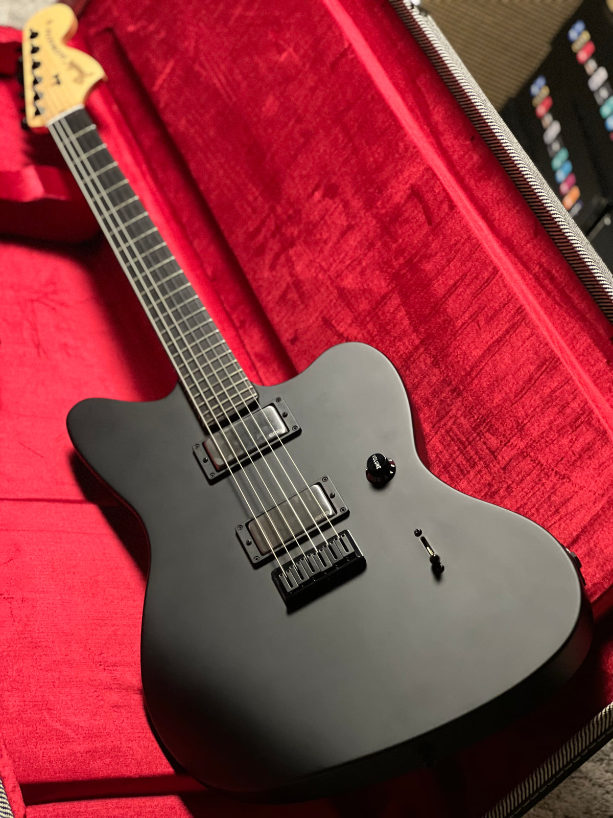 Fender Jim Root Jazzmaster - Flat Black with Ebony Fingerboard US23024212
