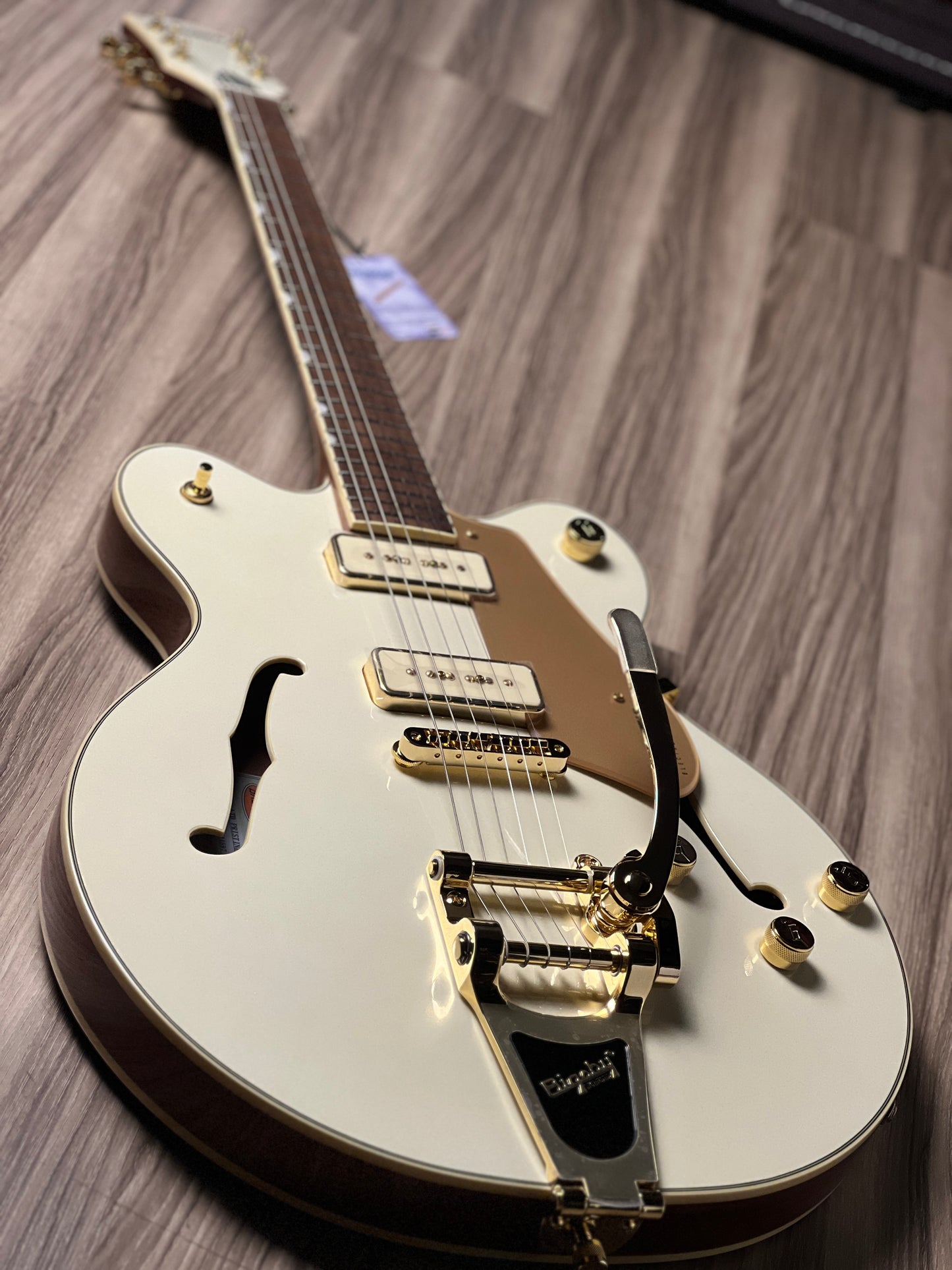 Gretsch Electromatic Pristine LTD Center Block Double-Cut Electric Guitar w/Bigsby In White Gold