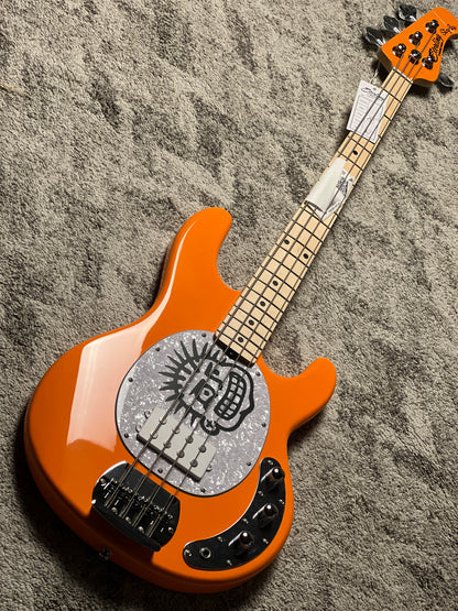 Sterling by Music Man Mike Herrera StingRay Bass in Orange Creamsicle
