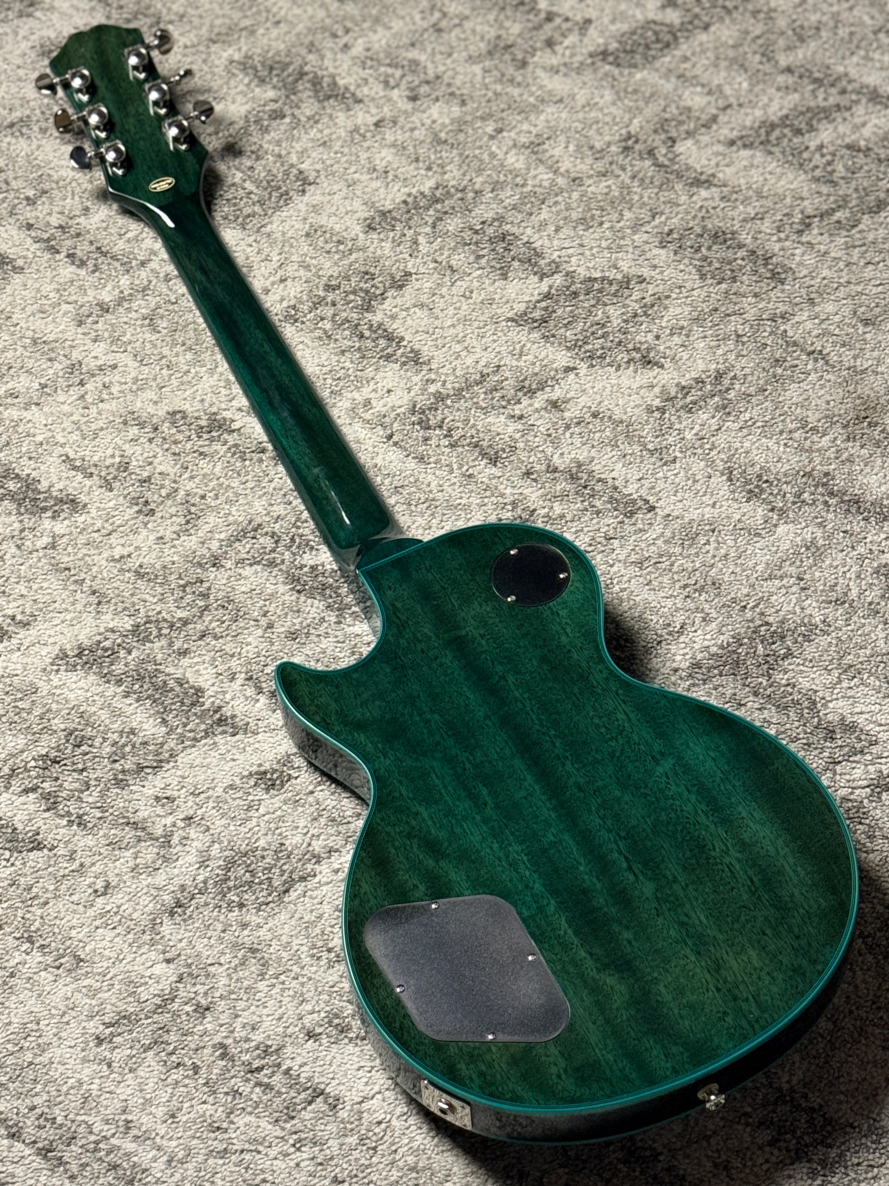 Epiphone Les Paul Custom Widow in Peacock Green – nafiriguitar.com