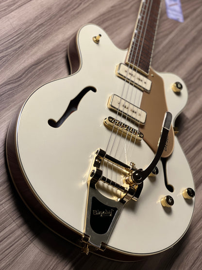 Gretsch Electromatic Pristine LTD Center Block Double-Cut Electric Guitar w/Bigsby In White Gold