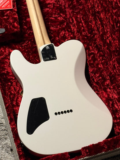 Fender Artist Jim Root Telecaster Guitar Ebony Neck in Flat White MX23095269