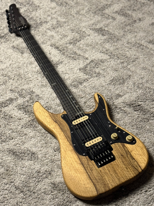 Schecter Sun Valley Super Shredder Exotic in Black Limba W26010858