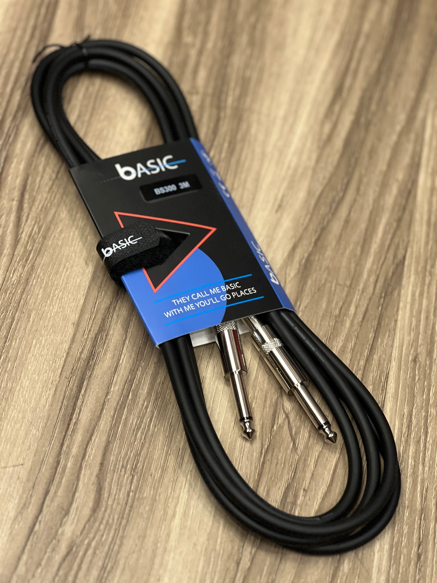Bespeco BS300 Black 3 m Guitar Cable Straight - Straight
