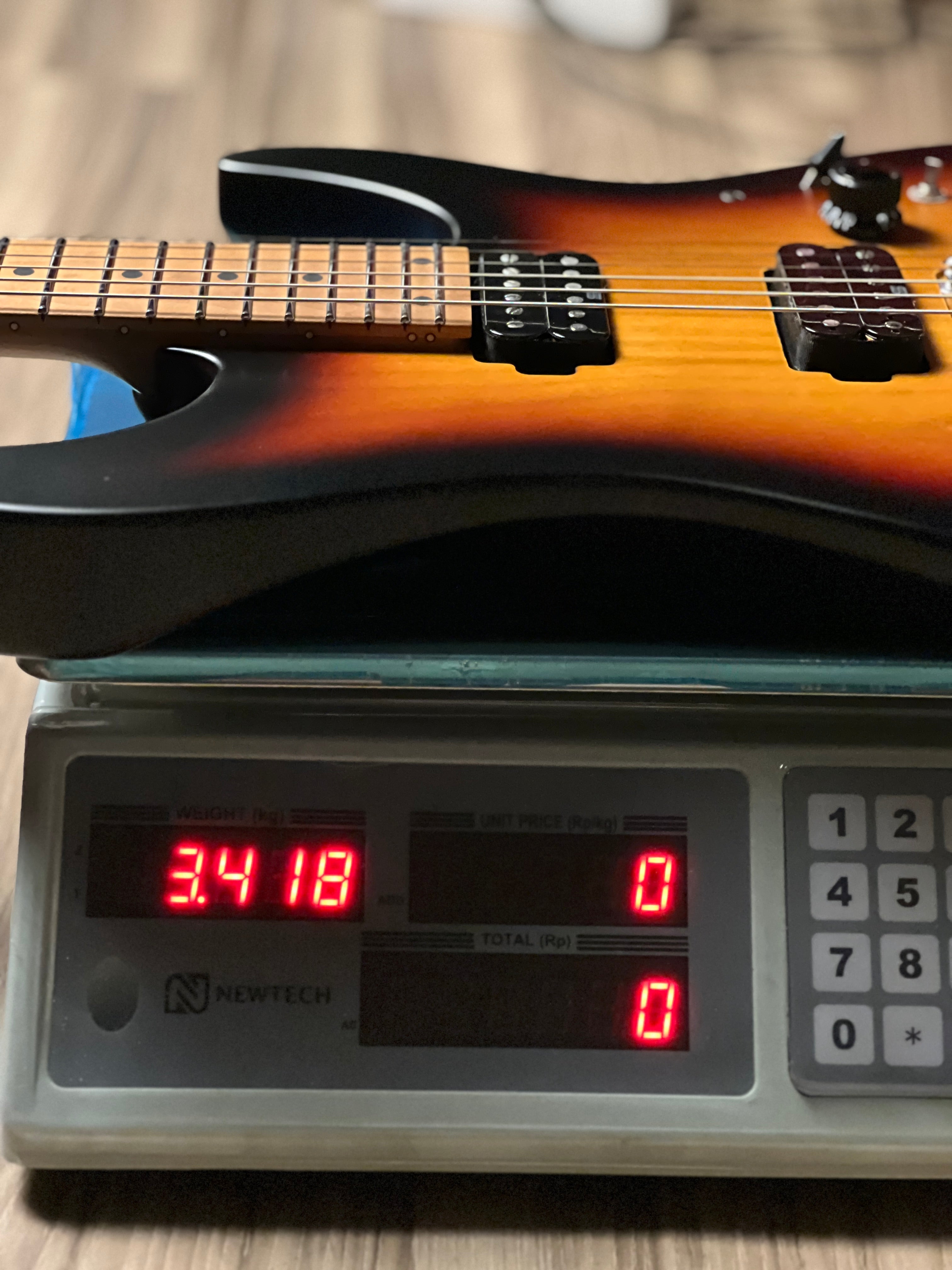 Ibanez Prestige Japan AZ2402-TFF in Tri Fade Burst Flat