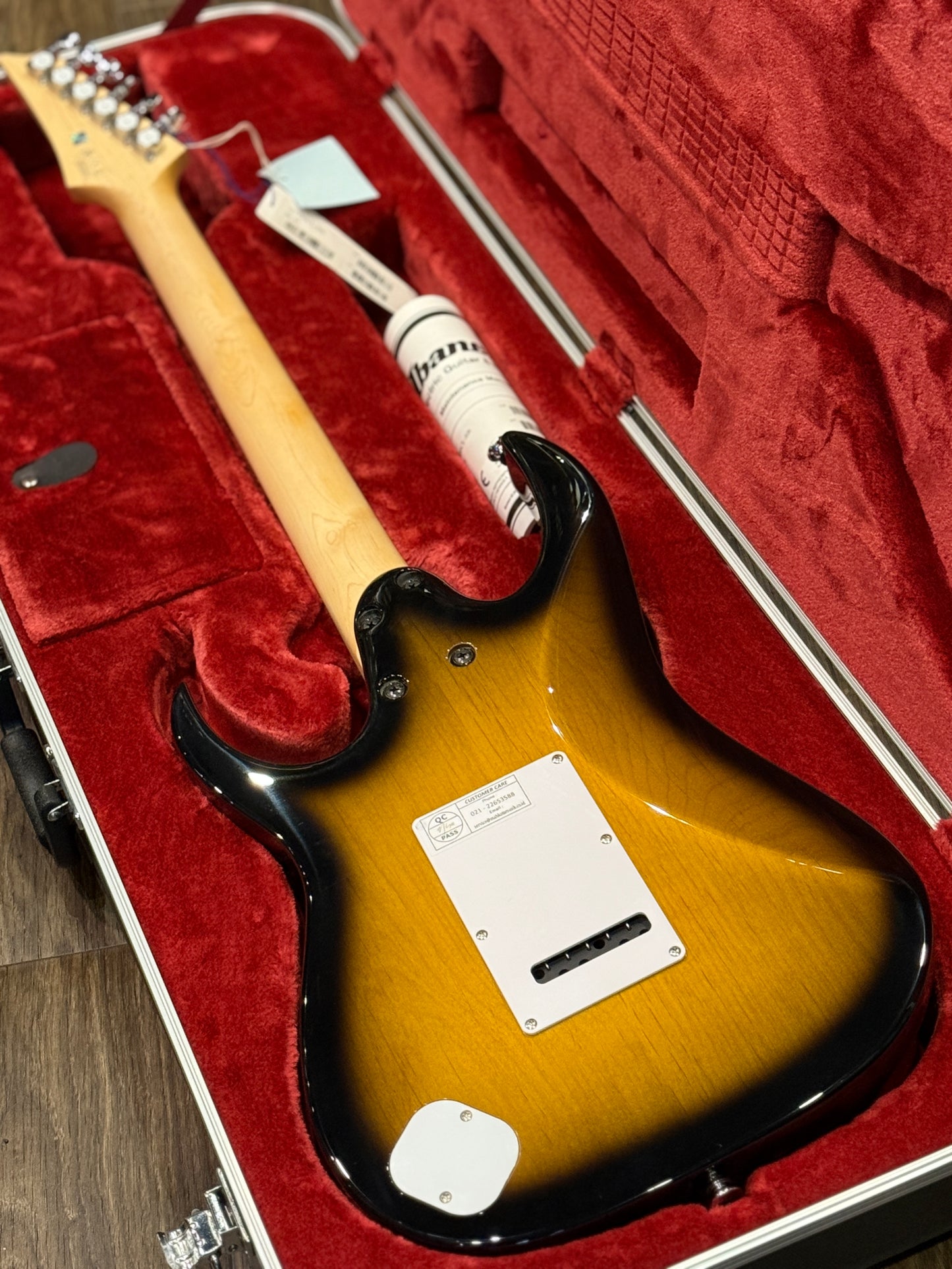 Ibanez Prestige Japan AT100CL-SB Andy Timmons Signature - Sunburst F1900603