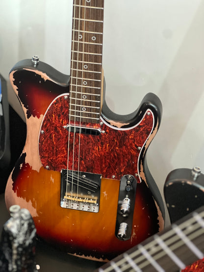 Dhatarattha Performance DTL in 3-Tone Sunburst with RW FB and Nitrocellulose Lacquer Relic