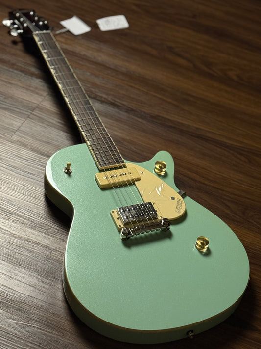 Gretsch G2215-P90 Streamliner Junior Jet Club with Laurel FB in Mint Metallic (USED)