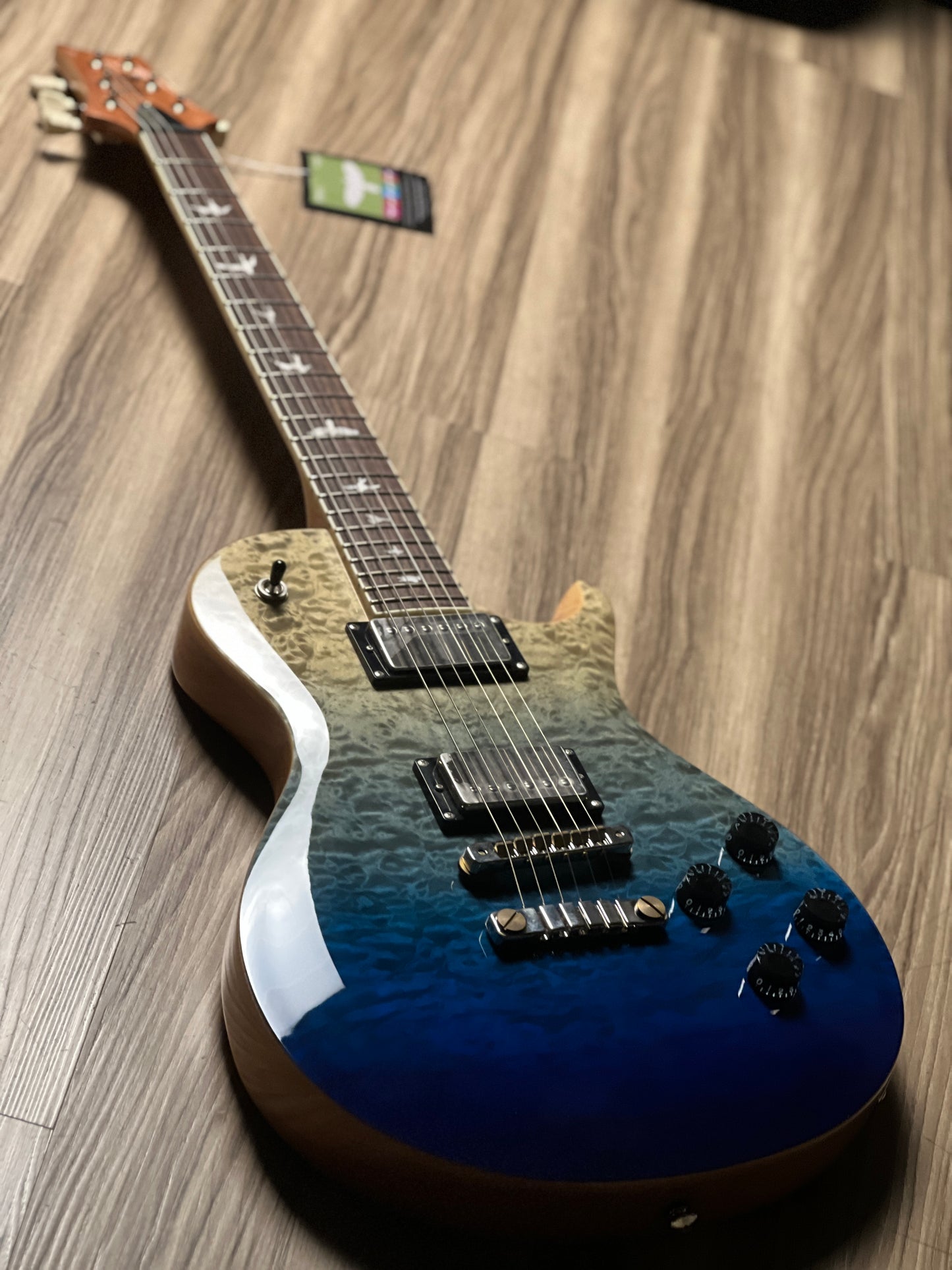 PRS SE 594 Quilt Limited Edition Singlecut in Blue Fade