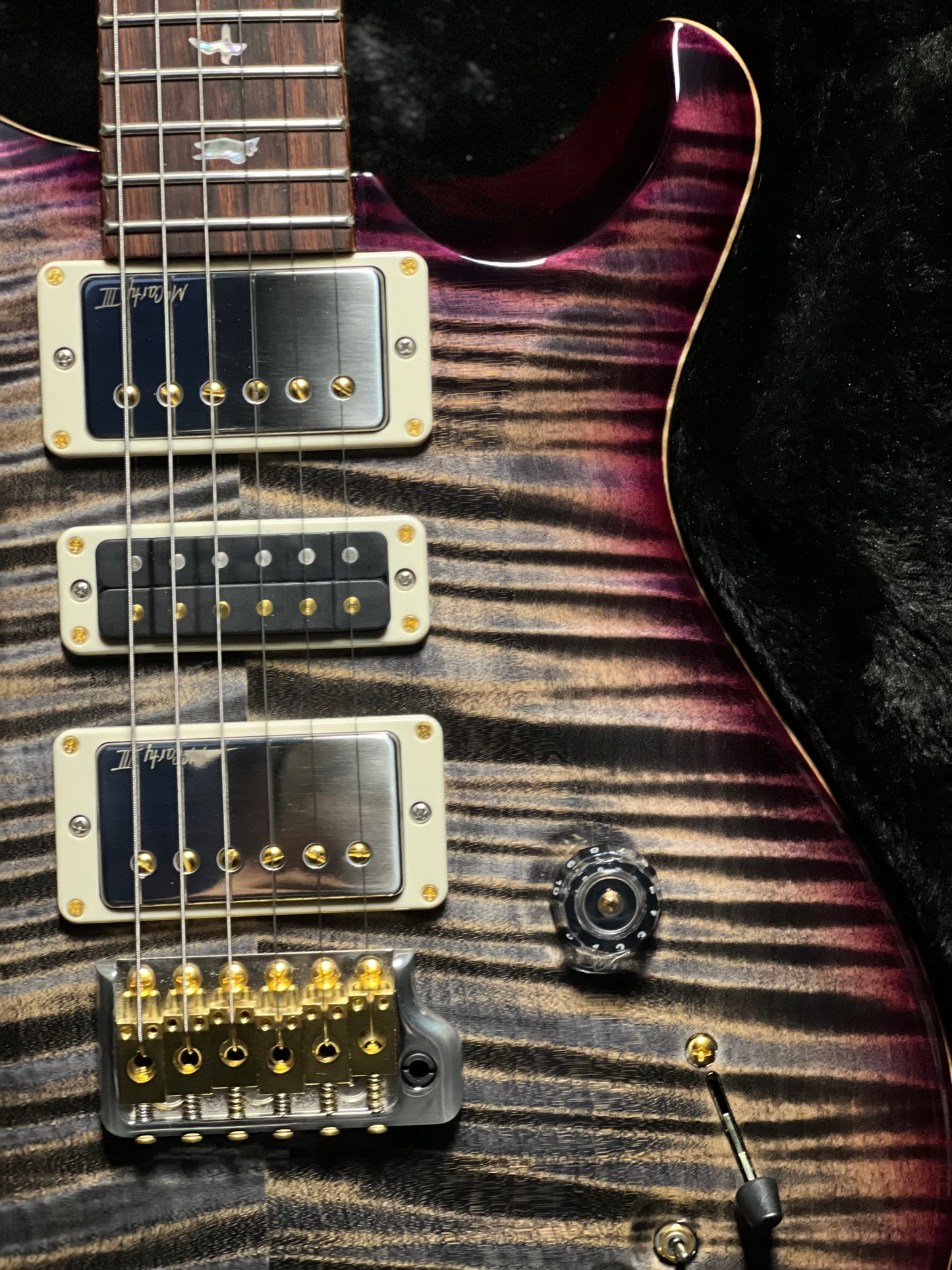 PRS 40th Anniversary Special Semi Hollow Limited Edition in Charcoal Purple Burst 0419137