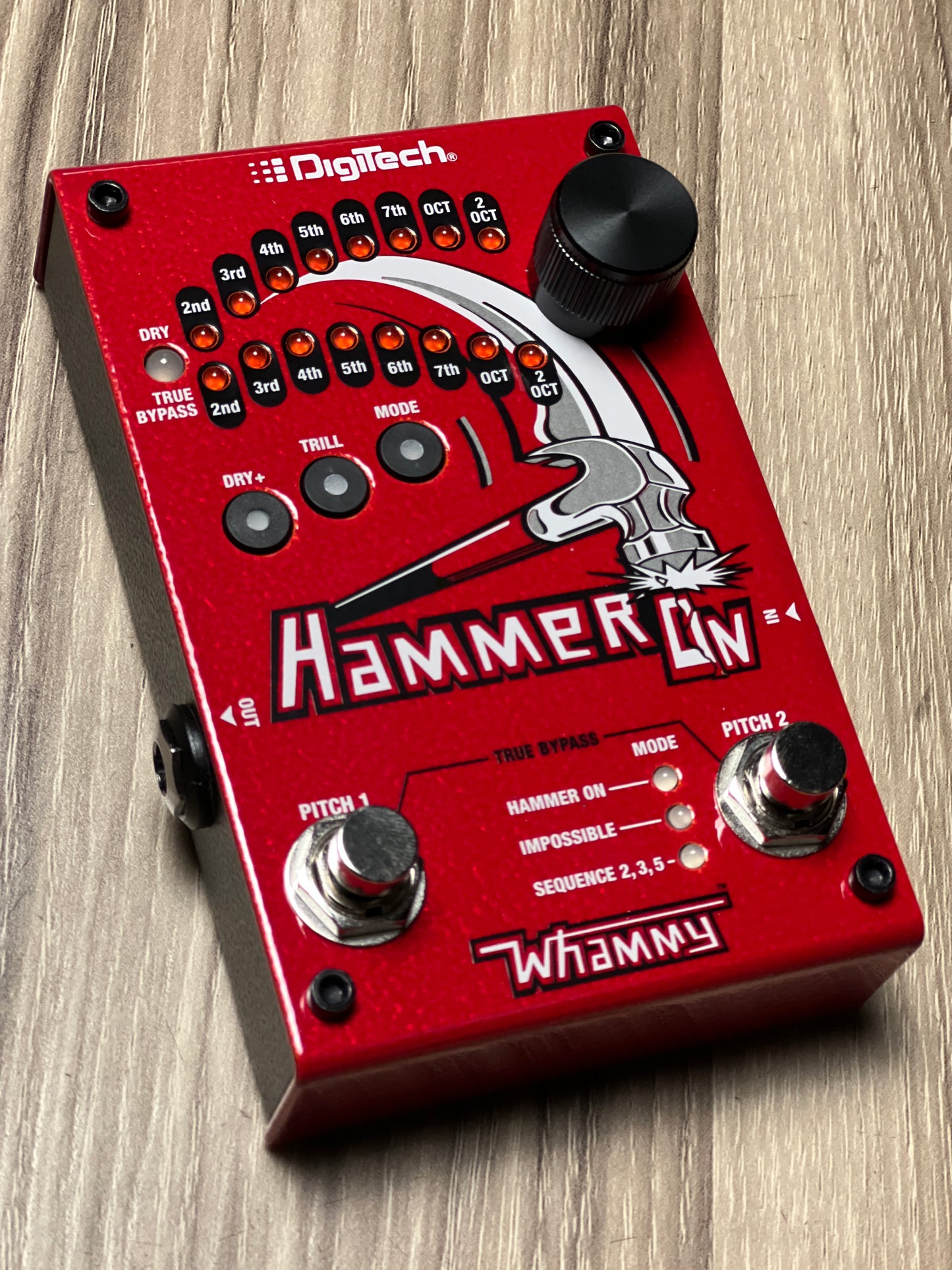 DigiTech HammerOn Electric Guitar Pitch Shifting Effects Pedal HAMMERON-V-04
