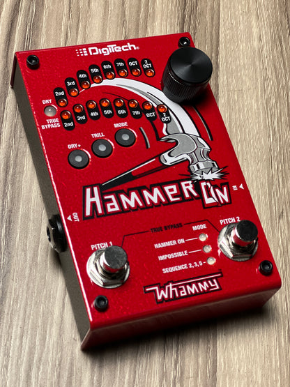 DigiTech HammerOn Electric Guitar Pitch Shifting Effects Pedal HAMMERON-V-04