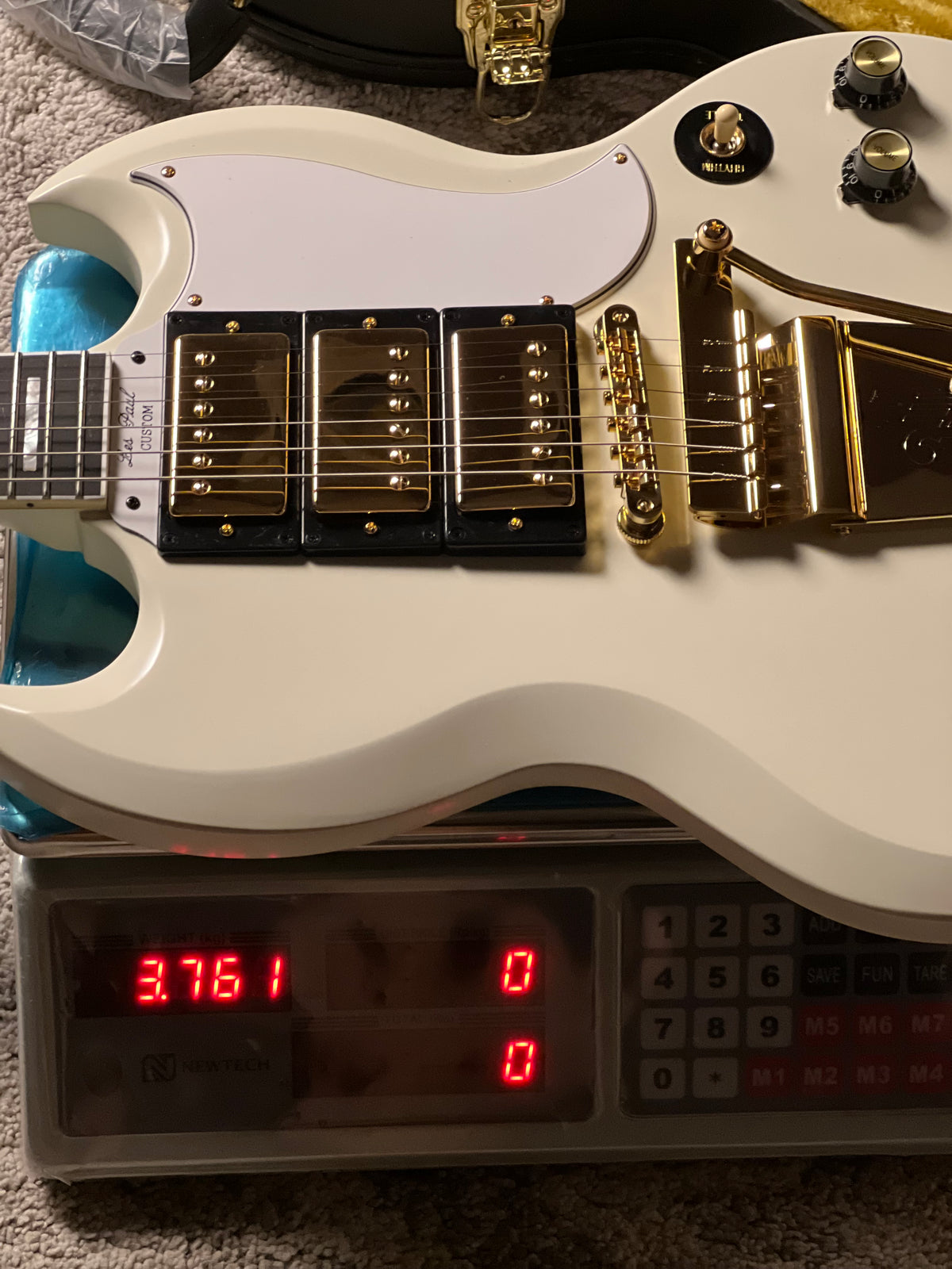 Epiphone 1963 Les Paul SG Custom With Maestro Vibrola in Classic White 26031520675