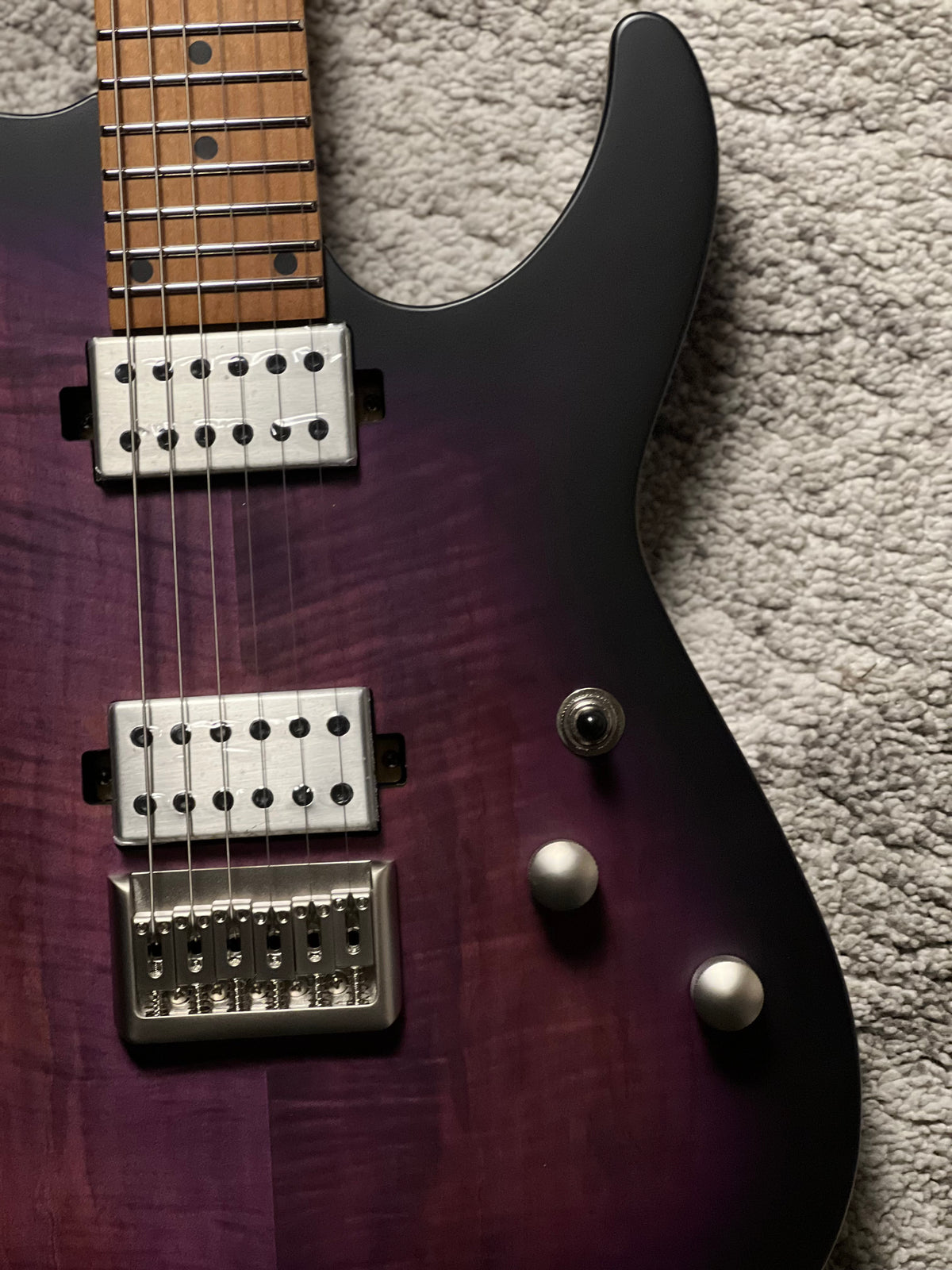 Schecter C-1 Standard Plus in Trans Purple Burst