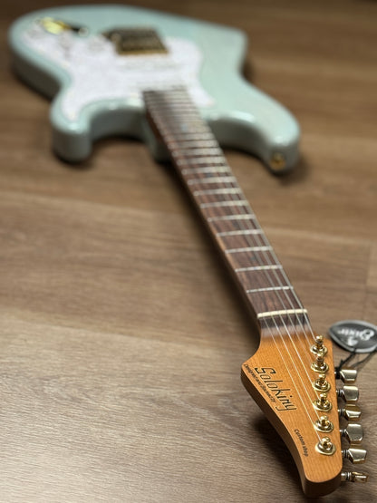 Soloking MS-1 ASH Artisan with Rosewood FB in Transparent Ice Blue JESCAR