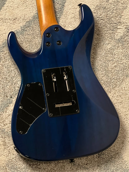 Soloking MS-1 Custom 24 HH FR Revenant in Black Aqua Burst