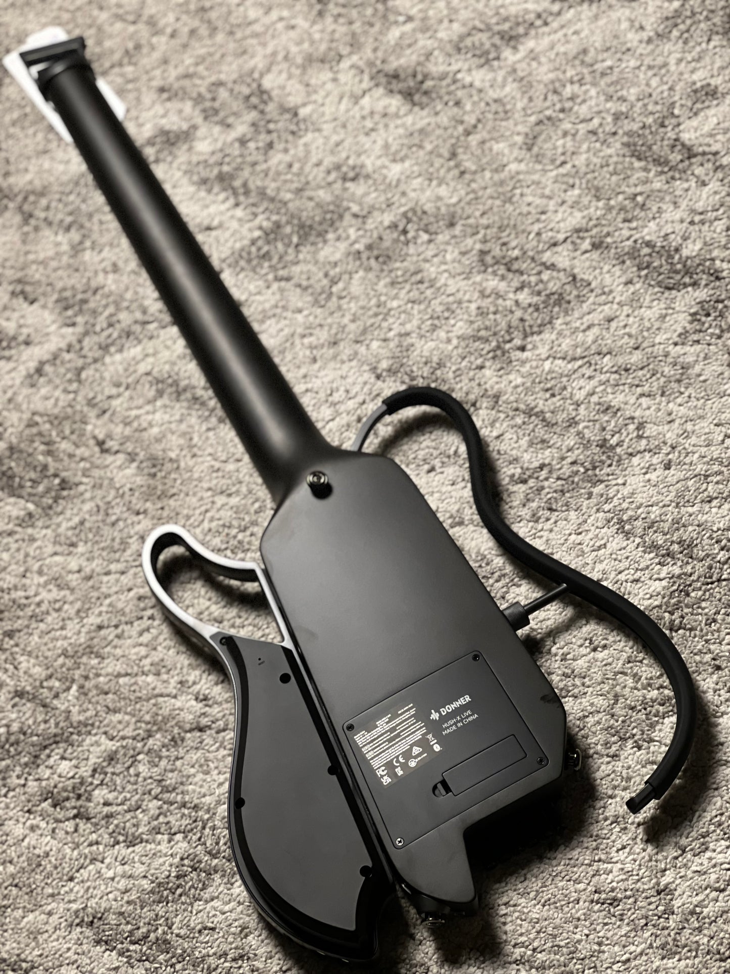 Donner HUSH-X LIVE MIYAVI Edition in Black