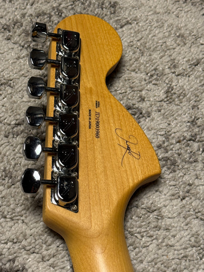 Fender Michiya Haruhata Stratocaster with RW FB in Caribbean Blue Trans JD19003960